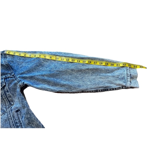 Vintage Levi's 70506-0214 Acid Wash Denim Jacket Size 42 - Picture 10 of 14